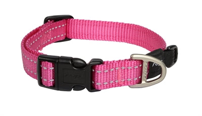 Rogz para perros collar de serpiente rosa