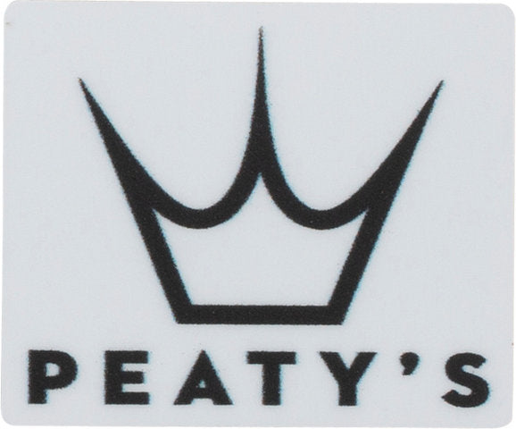 Peaty's crown logo sticker