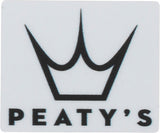Peaty's crown logo sticker