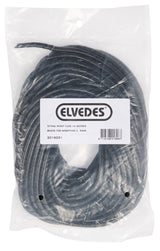 Elvedes spiralslang (4mm) 10 meter svart