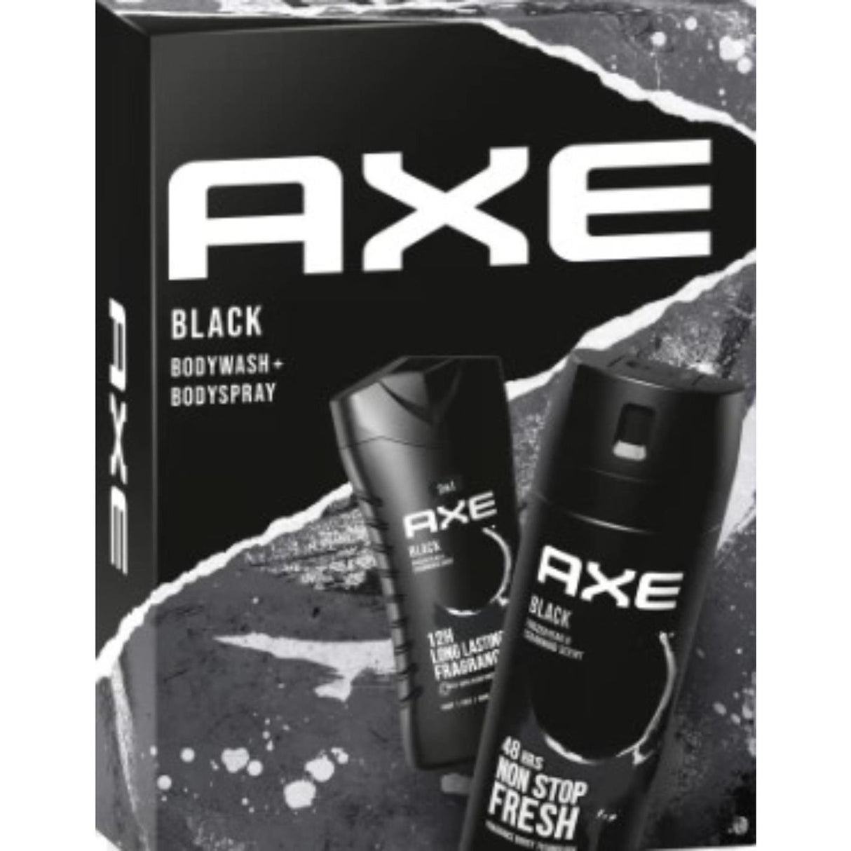 Ax gift set black deo spray shower