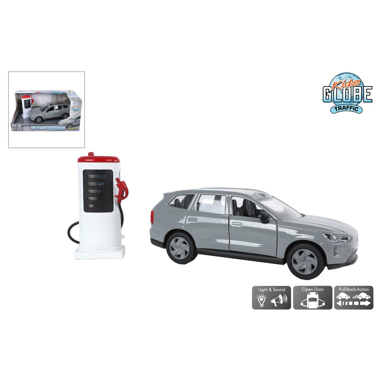 Kids globe volvo ex90 with charging station