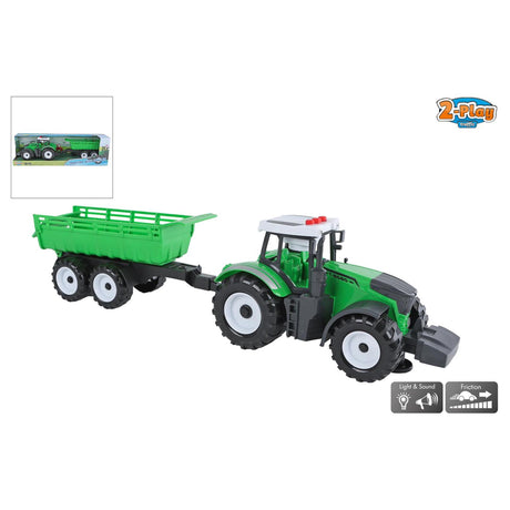 2-Spiel-Traktor mit Anhängerkippfunktion