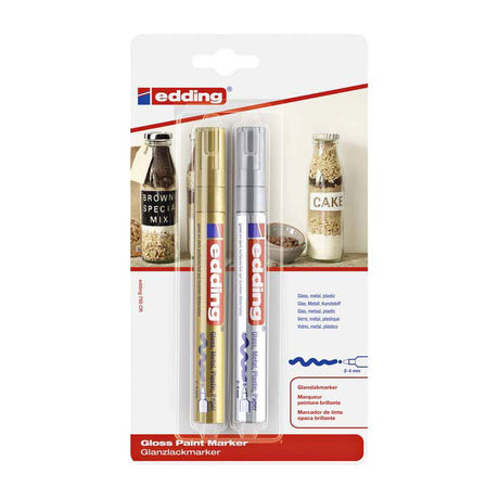 Quantore Filzstift Edding Lackmarker Gold a Sëlwer