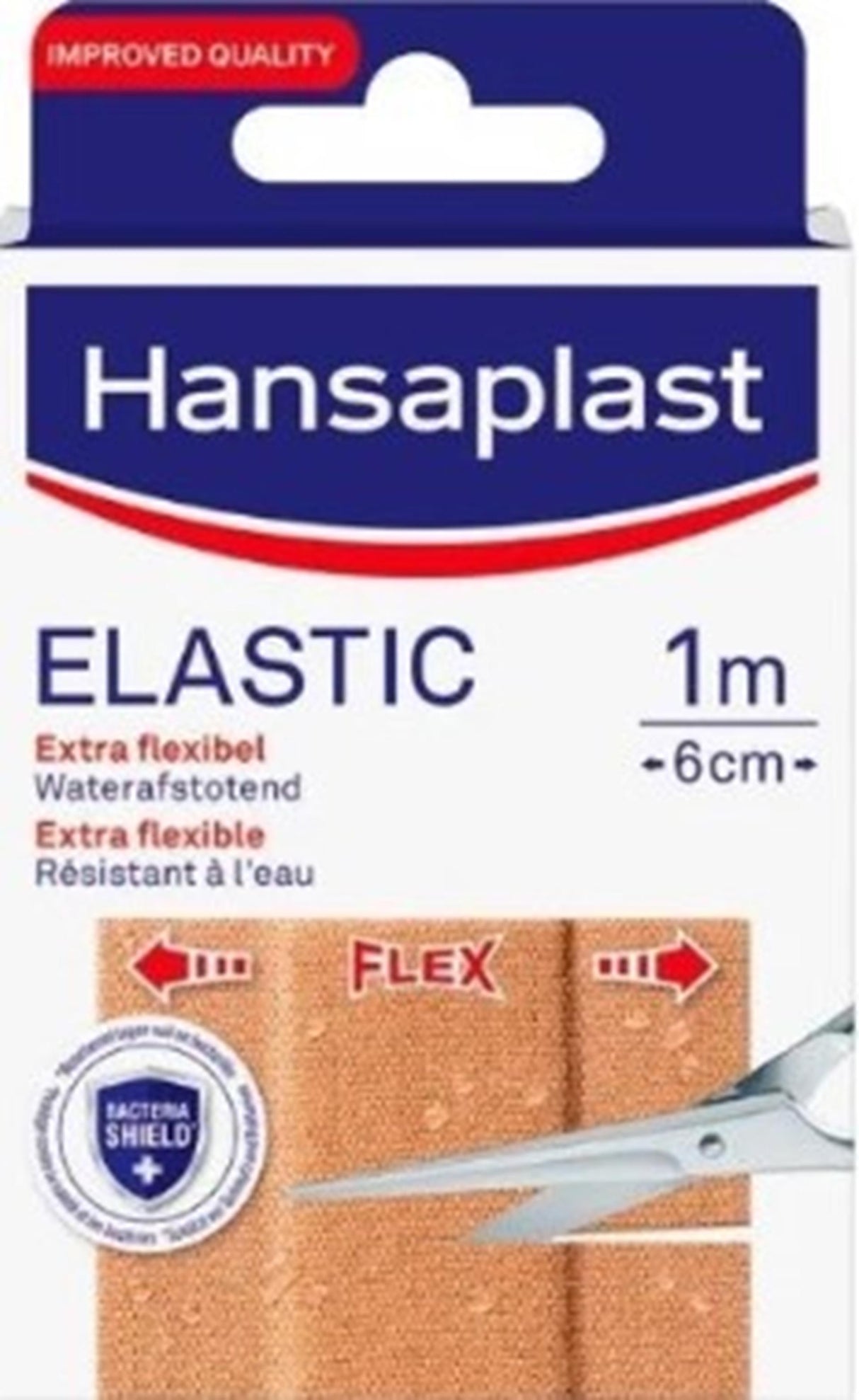 Elastoplaster 1mx6cm elastesch | 5 Stéck