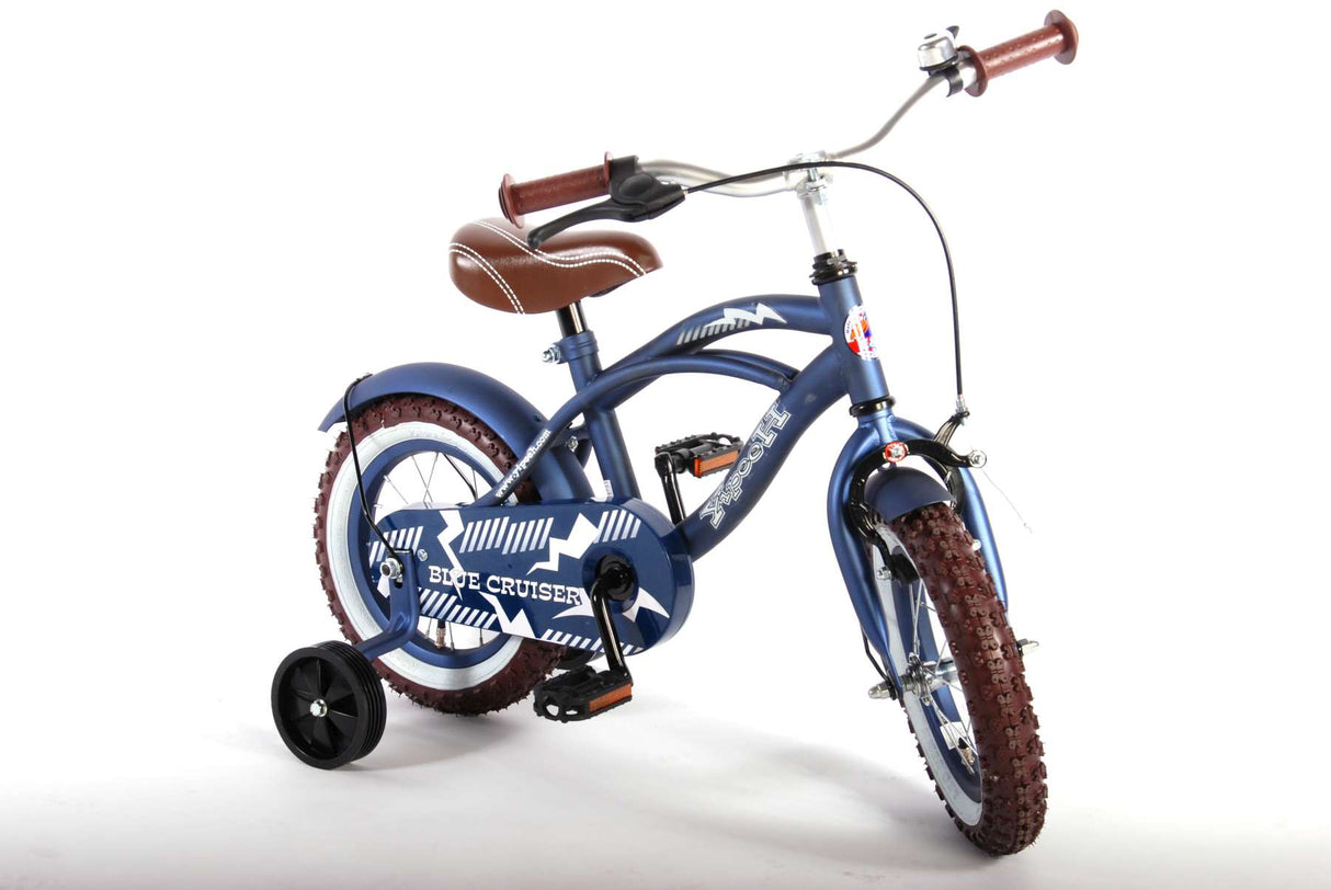 Volare Blue Cruiser Kinderfiets Jongens 12 inch Blauw 95% afgemonteerd