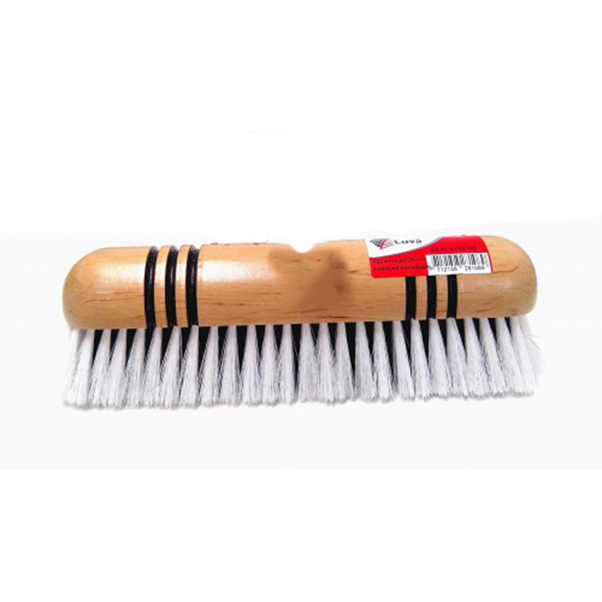 Balayeuse Luva cheveux artificiels noir et blanc, 29cm