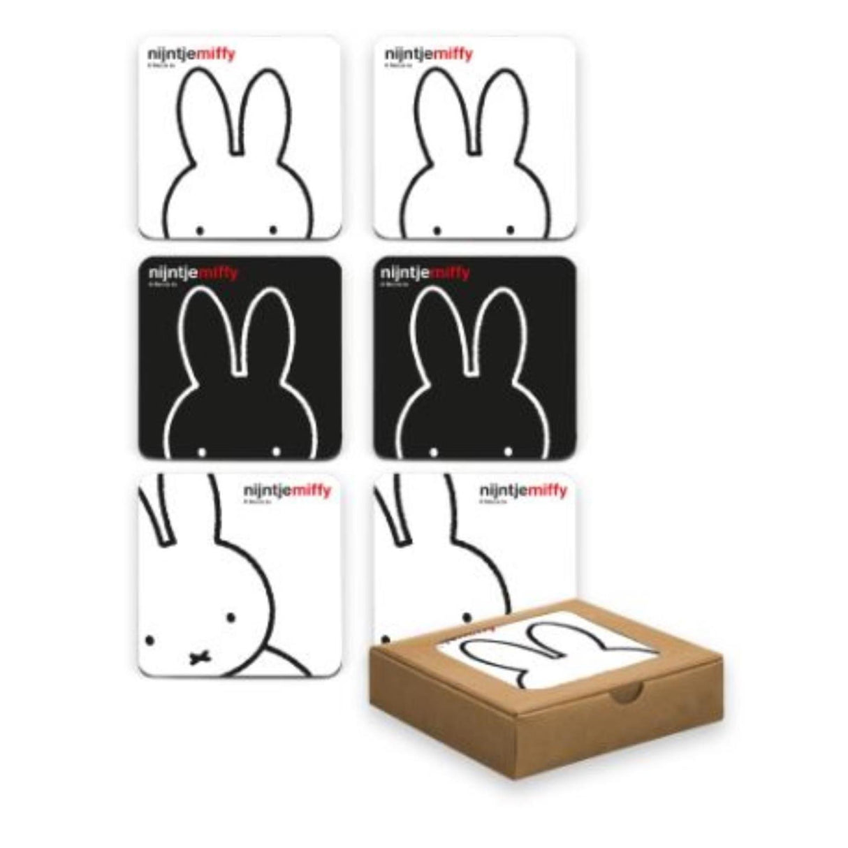 Miffy's Face Coaster Set 6-Stéck