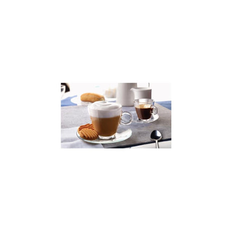 Rocco bormioli saucer glass cappuccino easy bar 6 pcs