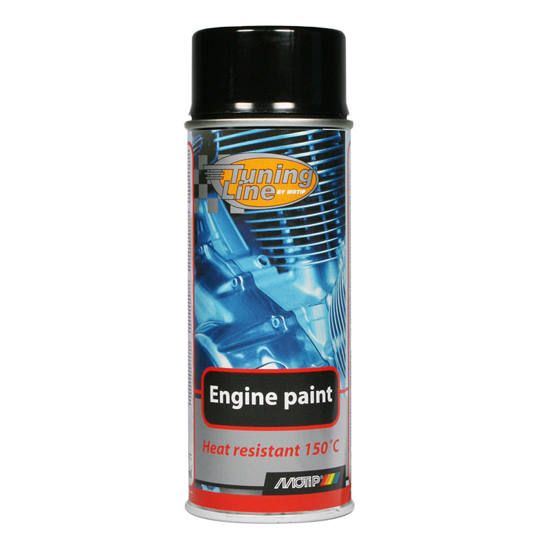 Motip Spruitlak Engine Paint Black (400 ml)