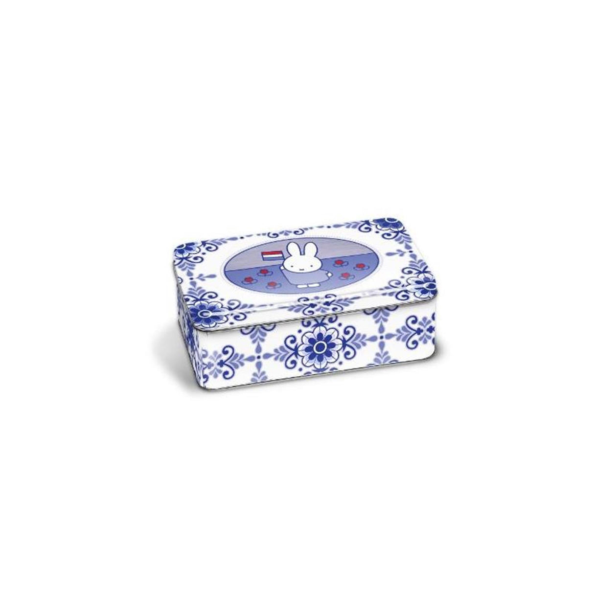 Miffy cookie tin souvenir blue 14x8.5x5.5cm