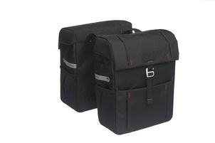 Vigo Double - Sporty Double Bicycle Bag, schwarz