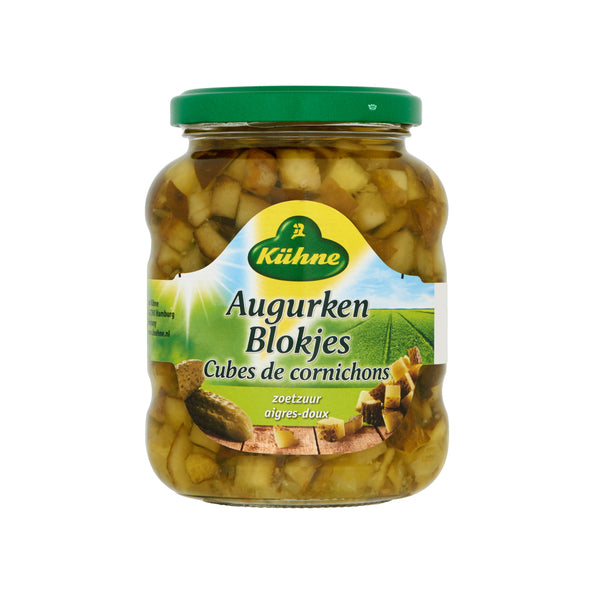 Kuhne augurkenblokjes (6x 370 ml)