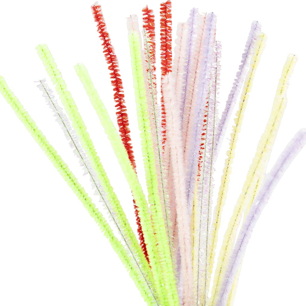 Dathanna Pastel Snáithe Chenille, 24pcs.