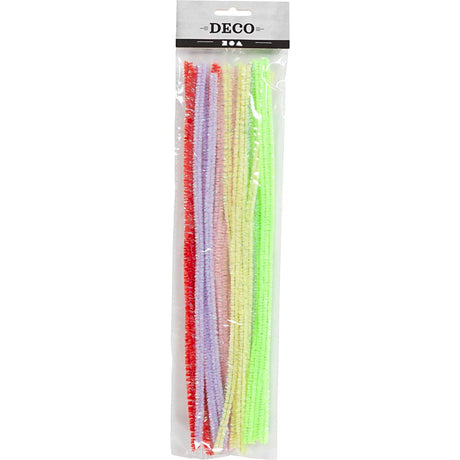 Podjetje Creativ https: www.cchobby.nl chenille-l-30-cm-thickness-6-mm-springcolors-24-div-1-doos