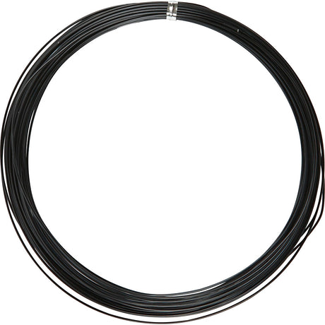 Creativ Firma Alu Drot, Ronn, Dicke 1 mm, schwaarz, 16 m 1 Rouleau