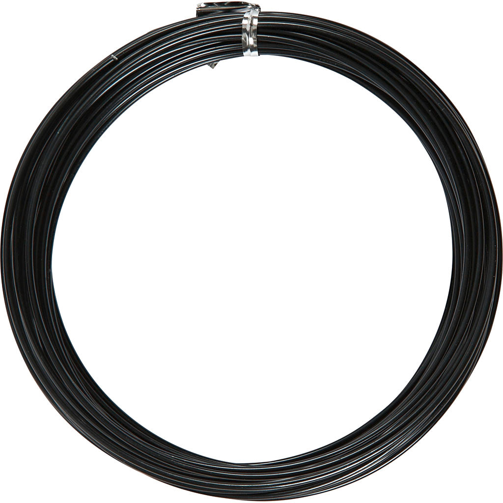 Creativ Firma https: www.cchobby.nl alu-wire-round-thickness-2-mm-black-10-m-1-roll
