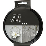 Creativ Firma https: www.cchobby.nl alu-wire-round-thickness-2-mm-black-10-m-1-roll