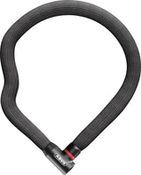 Abus sykkellås kjedelås - gåselås 4204k - sikkerhetsnivå 6 - svart - 85 cm - egnet for elsykler og bysykler