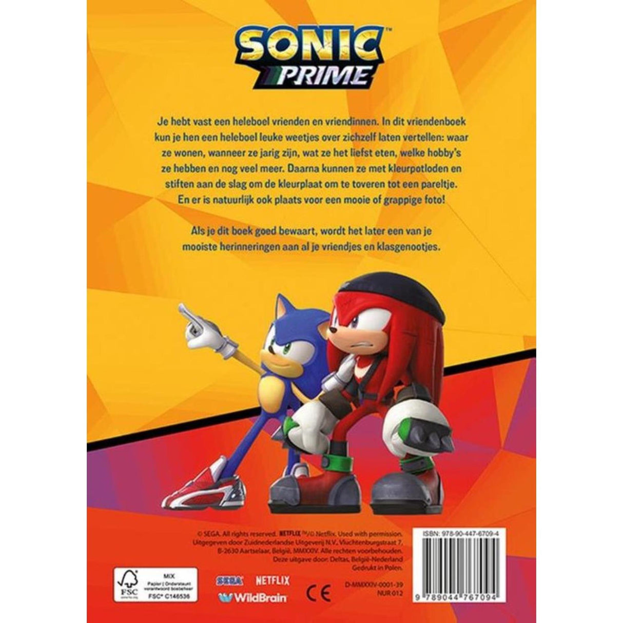 Deltas sonic prime venner bok