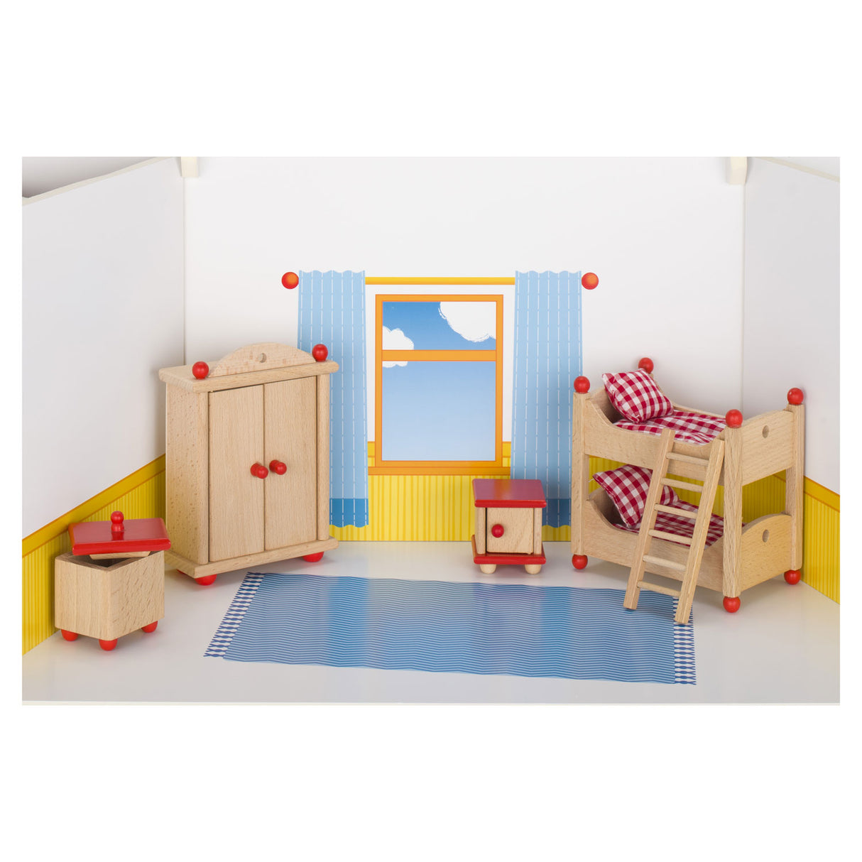 Goki Dollhouse Furniture Children's Room