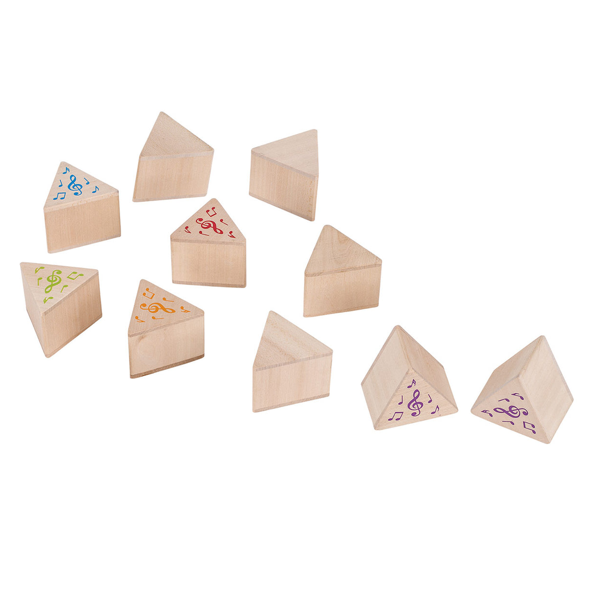 Goki Holz-Memo mit Ton, 12-tlg.