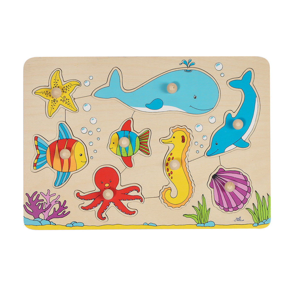 Goki Noppen puzzle underwater world, 8st.