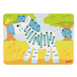 Goki wooden stringing puzzles, 3 pcs.