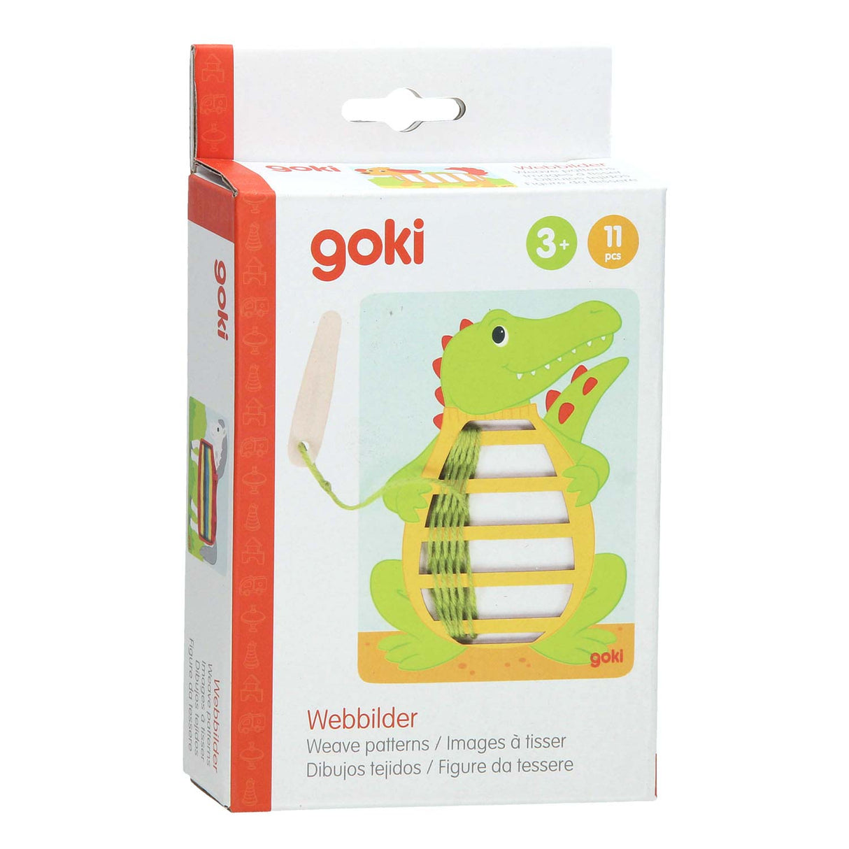 Goki Wooden Weaving Puzzles, 3e.