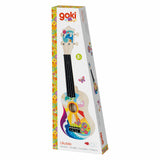 Goki wooden ukulele flower power