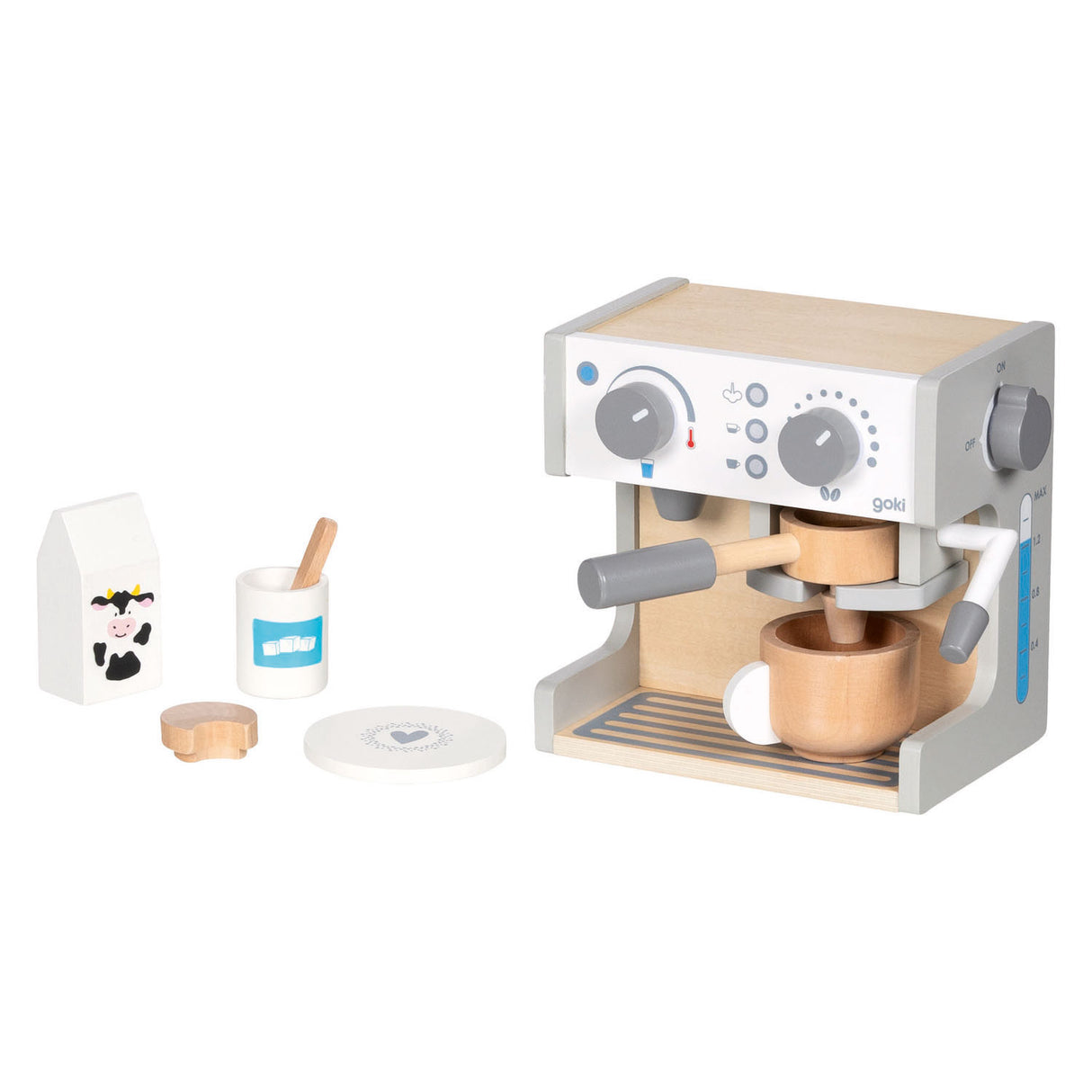 Goki wooden coffee and tea machine - 16 pieces.