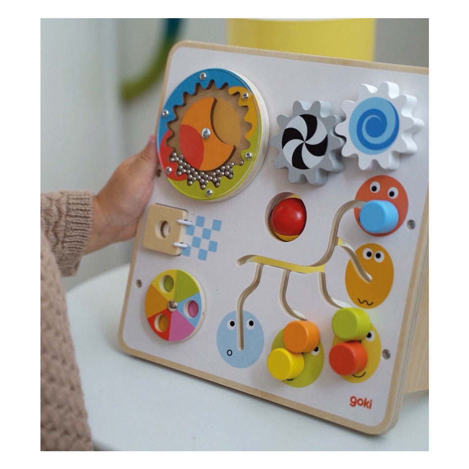 Goki houten activiteiten bord