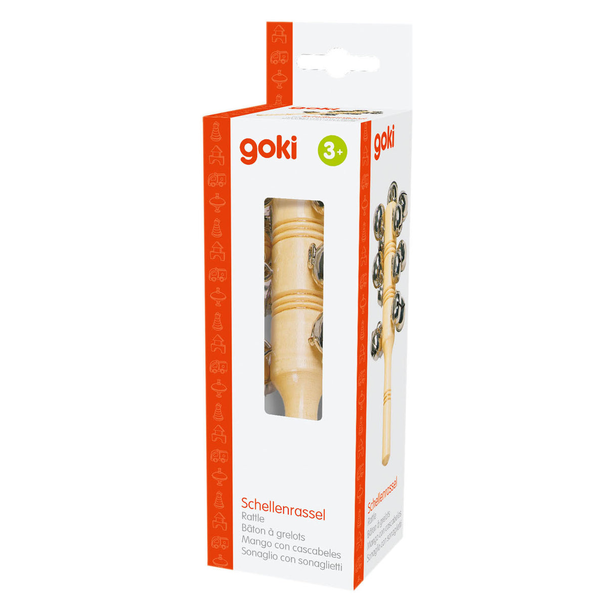 Goki Wooden Instrument Stick med 13 opkald