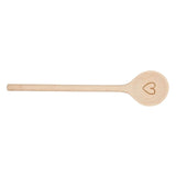 Goki wooden ladle heart, 20 cm