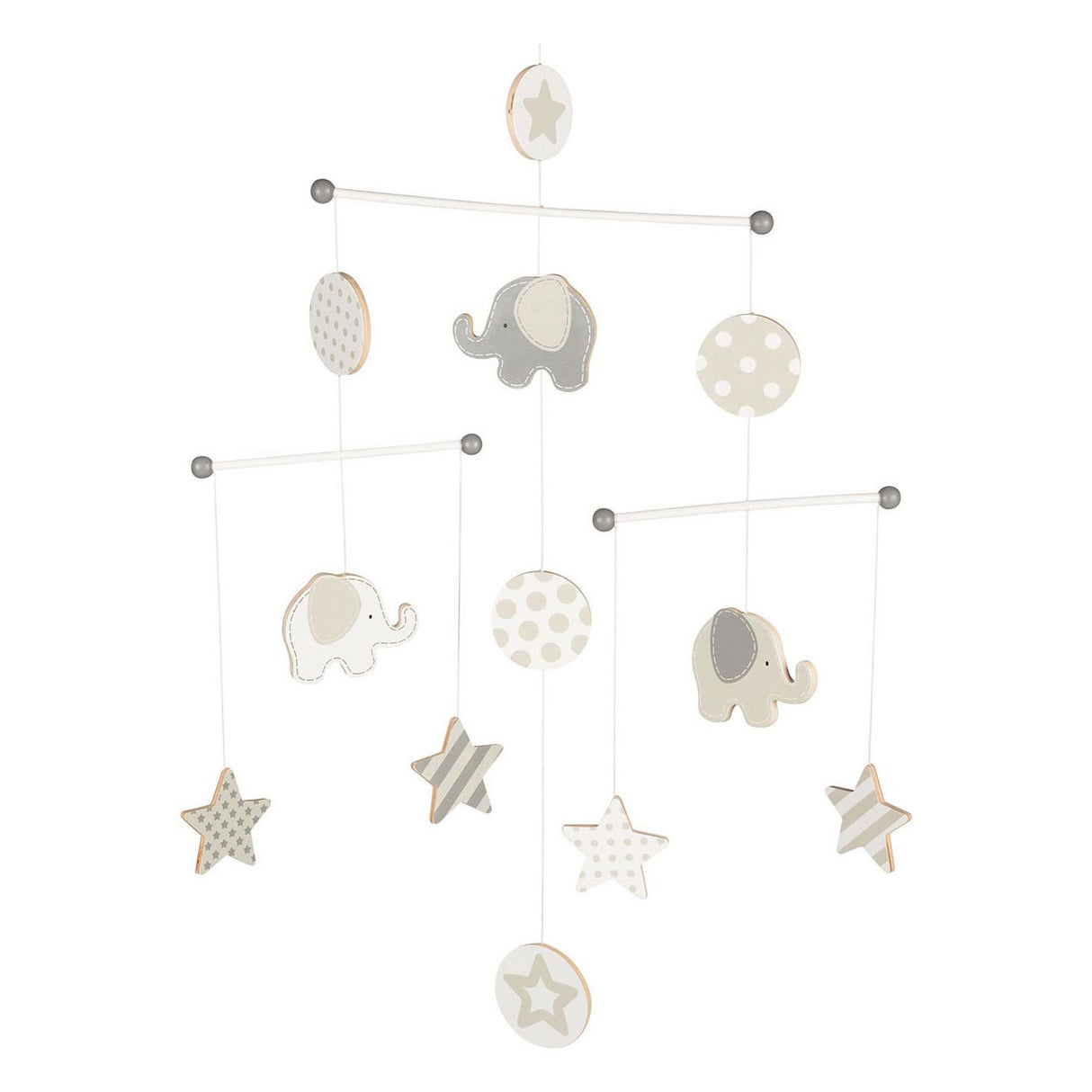 Goki Wood Baby Mobile Elephant and Stars