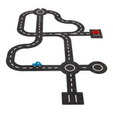 Goki play rug traffic roads with 2 cars, 30dlg.