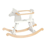 Goki Wood Rocking Horse White