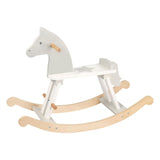 Goki Wood Rocking Horse White