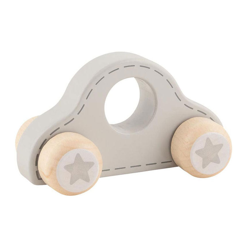 Goki wooden push-figure car with stars