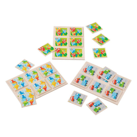 Goki wooden memory game, 36 pcs.