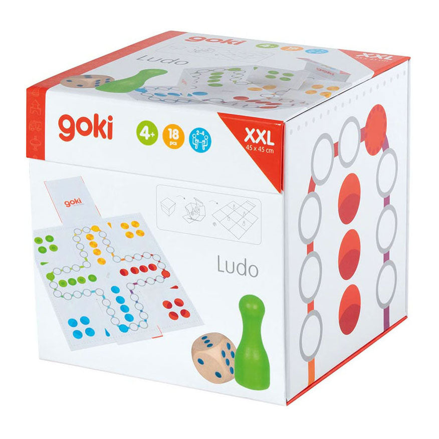 Goki xxl Ludo im Kubus -Brettspiel