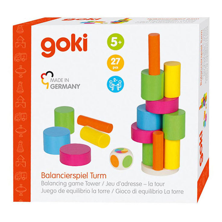 Goki wooden balance game Tower, 27dlg.