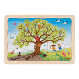 Goki Wooden Jigsaw Puzzle My Apple Tree, 32st.