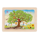 Goki Wooden Jigsaw Puzzle My Apple Tree, 32st.