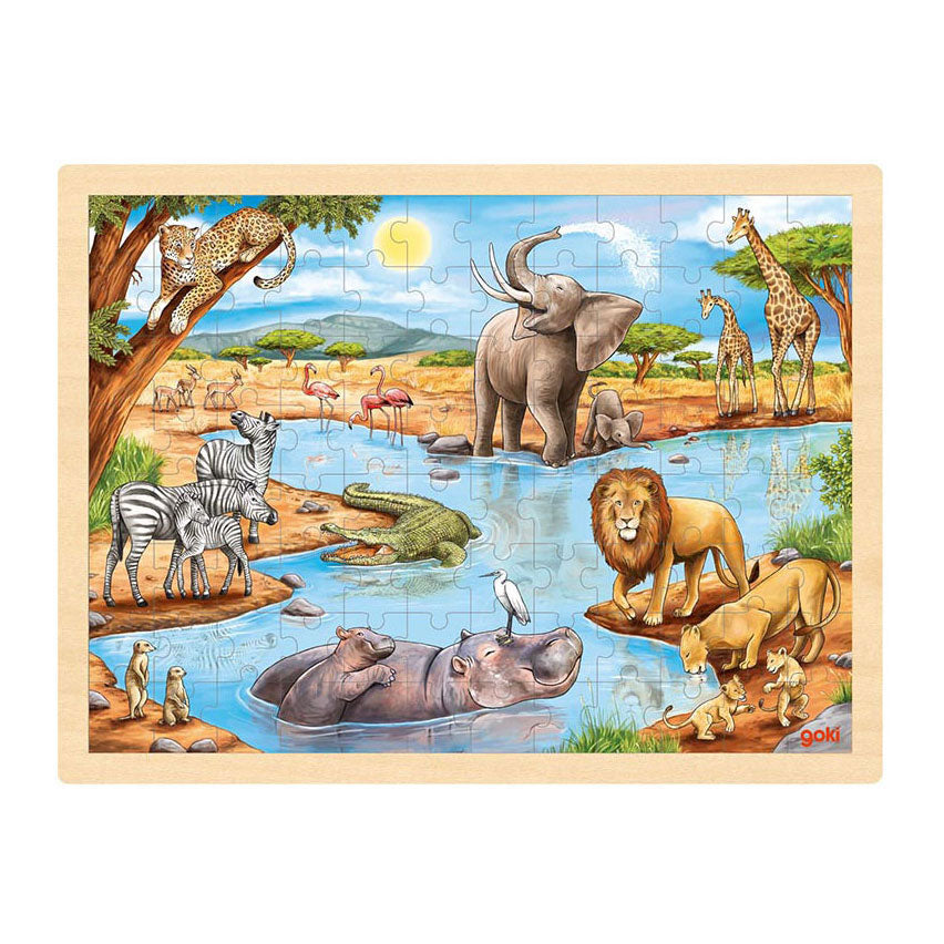 Goki tre Jigsaw Puzzle African Savanne, 96.