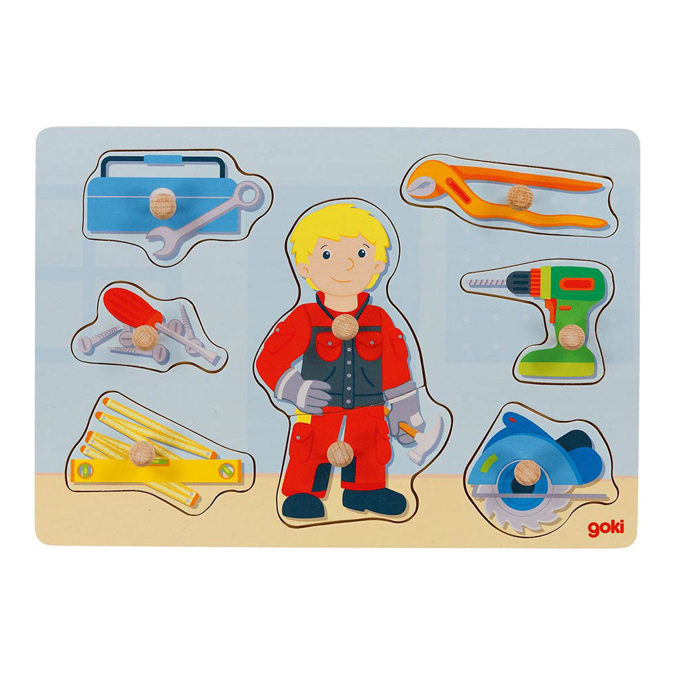 Goki Wooden Nick Puzzle KlusJesman, 8.