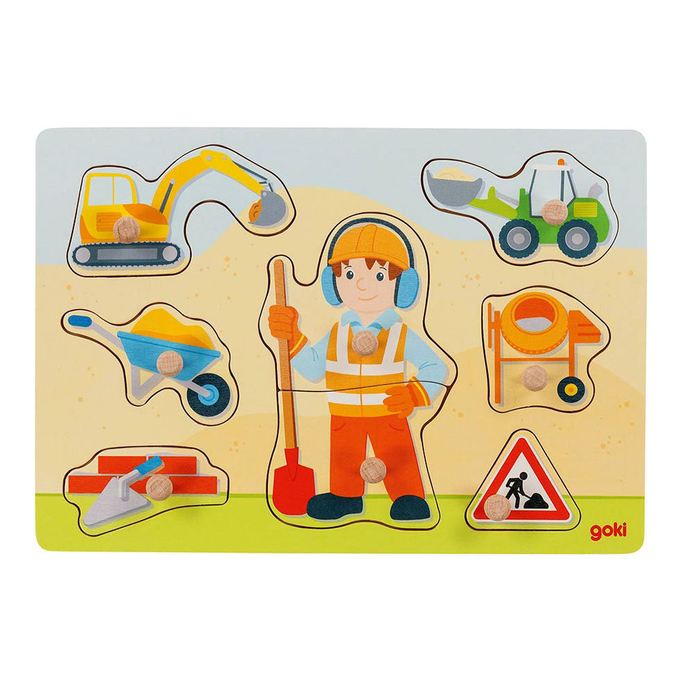 Goki Wooden Nick Puzzle Construction Watcher, 8.