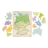 Goki Wooden Cose Puzzle Allemagne, 98st.