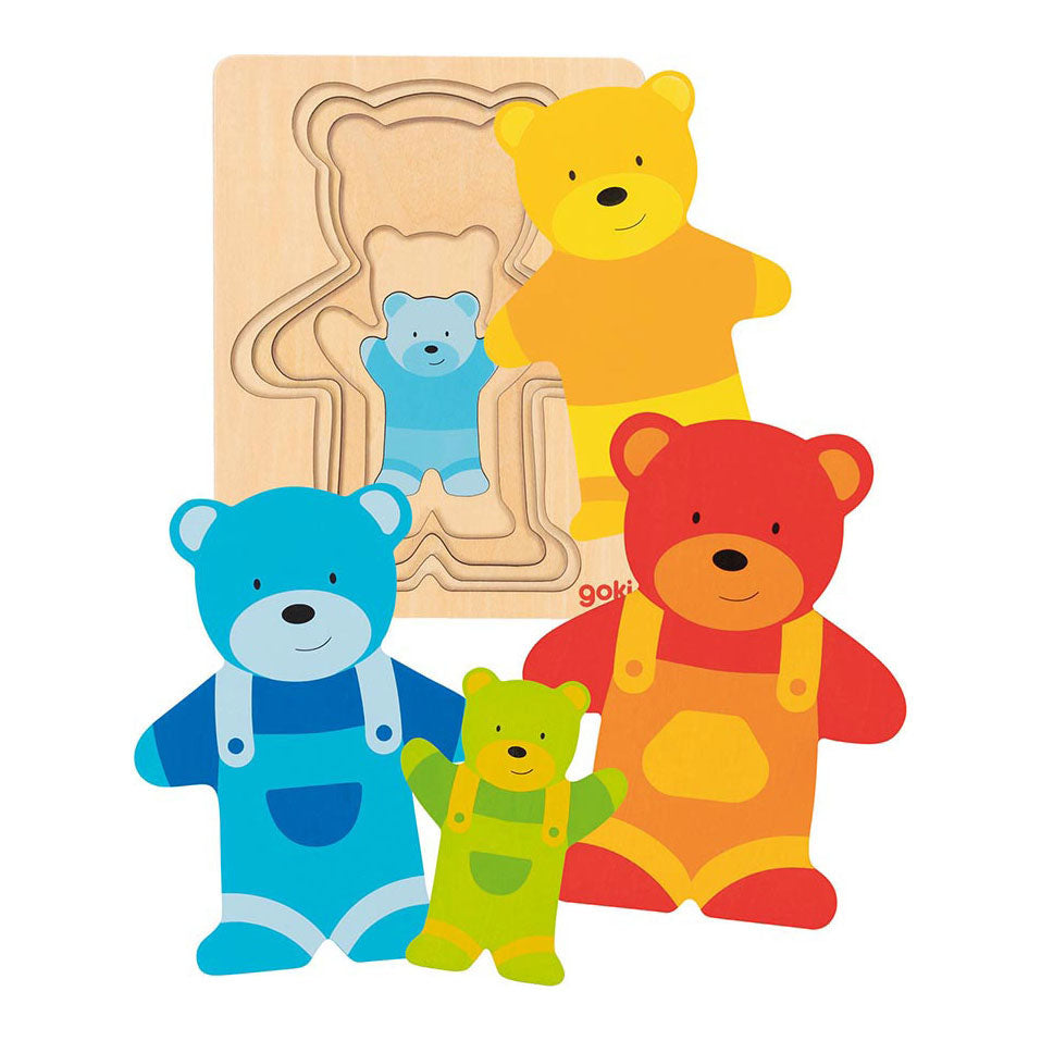 Goki Wood Layer Puzzle Bear, 5 ..