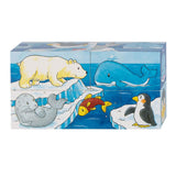 De Goki Holz Block Puzzle Safari, 5st.